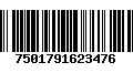 Código de Barras 7501791623476