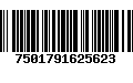 Código de Barras 7501791625623