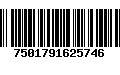 Código de Barras 7501791625746