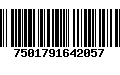 Código de Barras 7501791642057