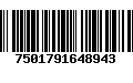 Código de Barras 7501791648943