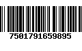 Código de Barras 7501791659895