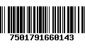 Código de Barras 7501791660143