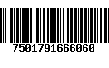 Código de Barras 7501791666060