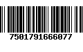 Código de Barras 7501791666077