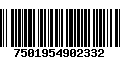 Código de Barras 7501954902332