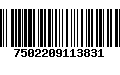 Código de Barras 7502209113831