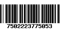 Código de Barras 7502223775053