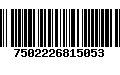 Código de Barras 7502226815053