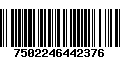 Código de Barras 7502246442376