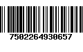 Código de Barras 7502264930657