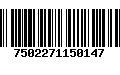 Código de Barras 7502271150147