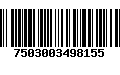 Código de Barras 7503003498155