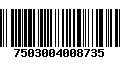 Código de Barras 7503004008735