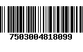 Código de Barras 7503004818099