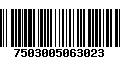 Código de Barras 7503005063023