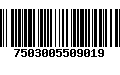 Código de Barras 7503005509019