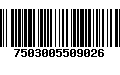 Código de Barras 7503005509026