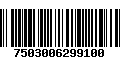 Código de Barras 7503006299100