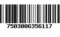 Código de Barras 7503006356117