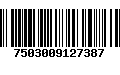 Código de Barras 7503009127387