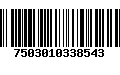 Código de Barras 7503010338543