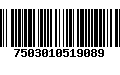 Código de Barras 7503010519089