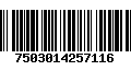 Código de Barras 7503014257116