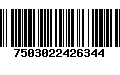 Código de Barras 7503022426344