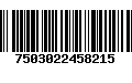 Código de Barras 7503022458215