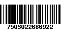 Código de Barras 7503022686922