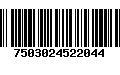 Código de Barras 7503024522044