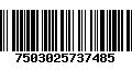 Código de Barras 7503025737485