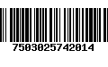 Código de Barras 7503025742014