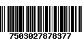 Código de Barras 7503027878377