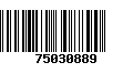 Código de Barras 75030889