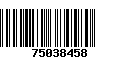 Código de Barras 75038458