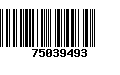 Código de Barras 75039493