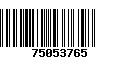 Código de Barras 75053765