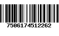 Código de Barras 7506174512262