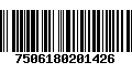 Código de Barras 7506180201426