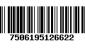 Código de Barras 7506195126622