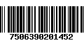 Código de Barras 7506390201452