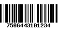 Código de Barras 7506443101234