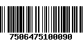 Código de Barras 7506475100090