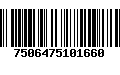 Código de Barras 7506475101660