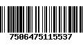 Código de Barras 7506475115537