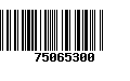 Código de Barras 75065300