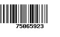 Código de Barras 75065923