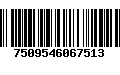 Código de Barras 7509546067513